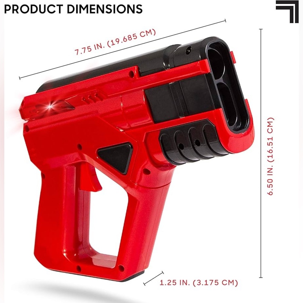 2-Pack of Blaster Guns & Armor Vests, Kids & Adults, Indoor/ Outdoor Battle Game - Picture 6 of 7